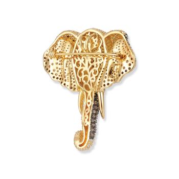 Preview: Raja Elefanten Anhänger / Brosche